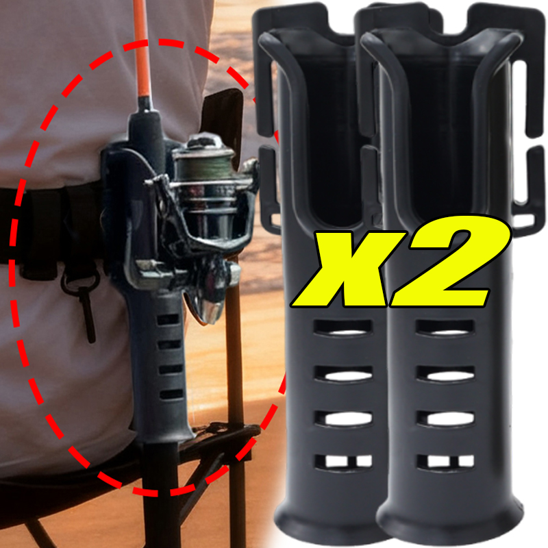 Fishing Rod Travel - 屋外用再利用可能な釣り竿ホルダーベルト釣り道具釣り竿ホルダー多機能ポータブルクイックリリースロッドホルダー