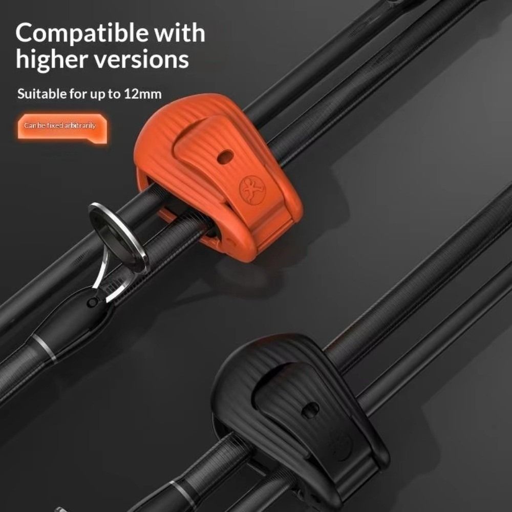 Fishing Rod Holder - 2/4 個の滑り止め多機能釣竿ホルダー耐久性のある壁掛け釣竿ホルダーロッドバインディングクランプ釣竿クリップ