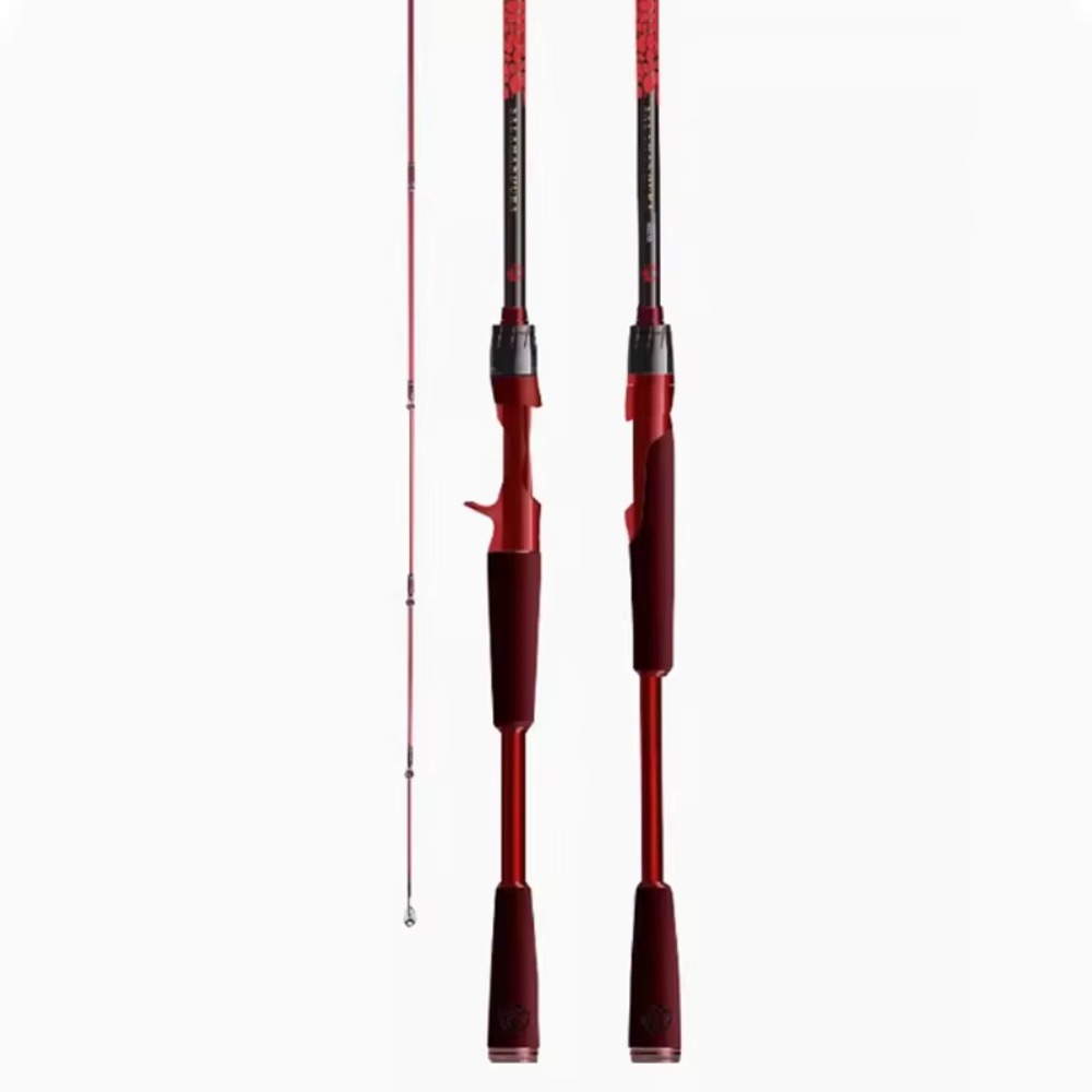 Fishing Rod Spinning - カーボンファイバールアーフィッシングロッド 湖・川用 ベイトキャスティング・スピニング・キャスティング対応