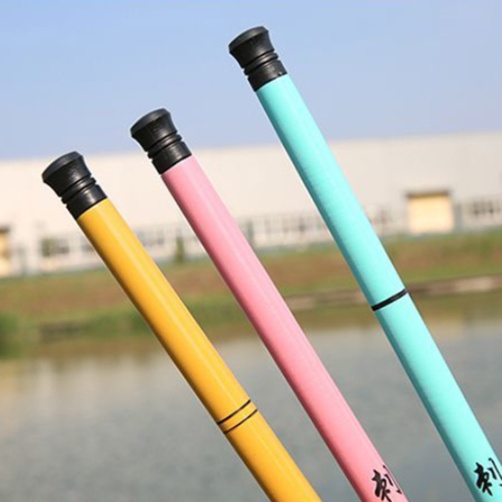 Fishing Rod Telescopic - 40 センチメートル収納伸縮式釣竿超短い 1.8 メートル-3.6 メートルの長さミニ釣り竿超軽量薄型釣りハンドポールストリームレイク