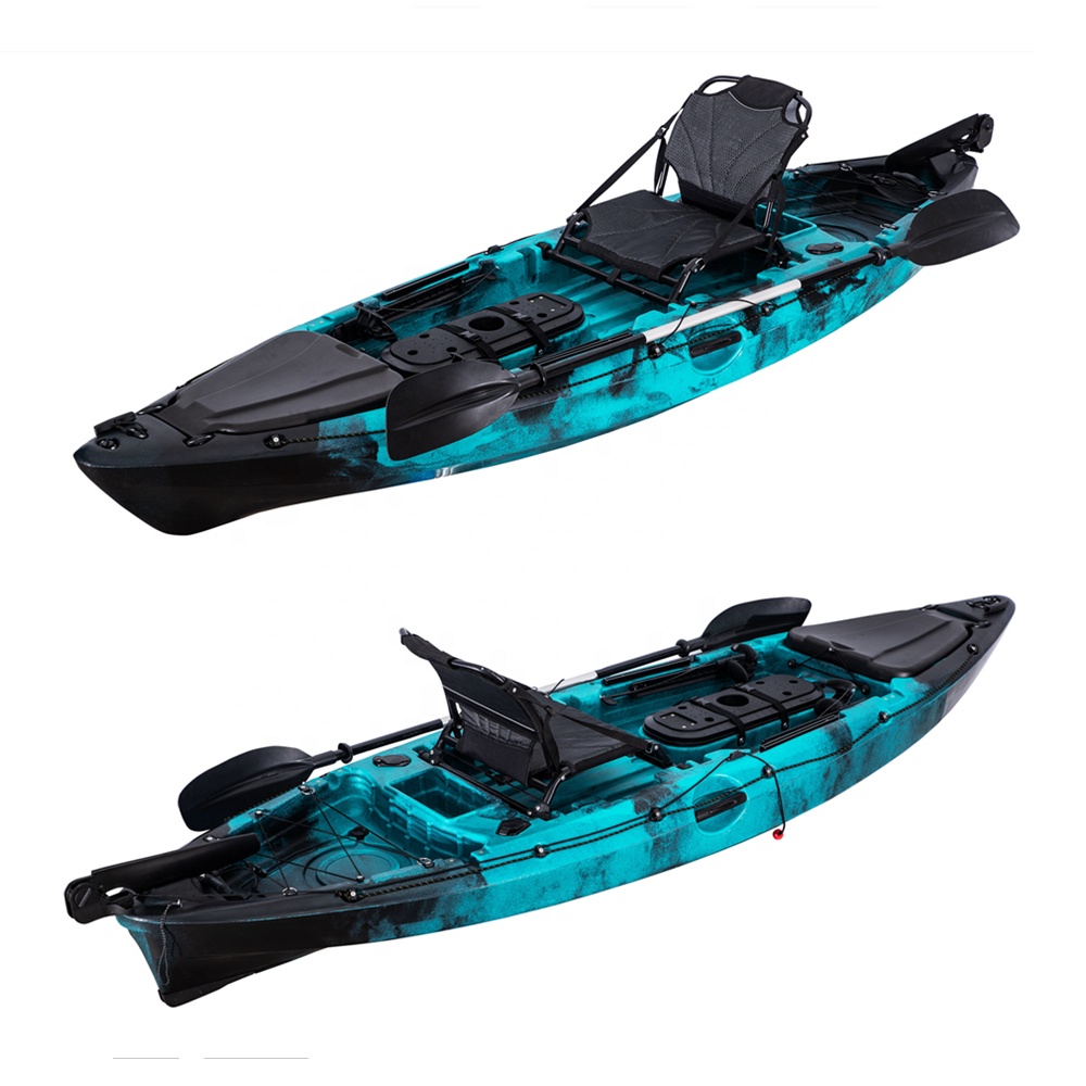 Fishing Rod Holder - LSFファーストクラスシングルフィッシングカヤックプラスチックボート釣り用1人乗りカヌーカヤック釣り竿ホルダー付き大型収納ハッチ（釣り人向け）