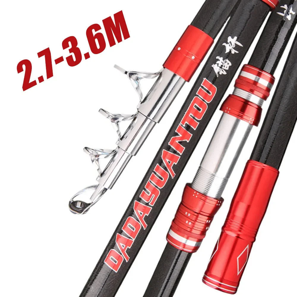 Fishing Rod Surf - 2.7M 3.0M 3.6M サーフフィッシングロッド 30kg ポータブル伸縮式トラベルサーフスピニングロッド