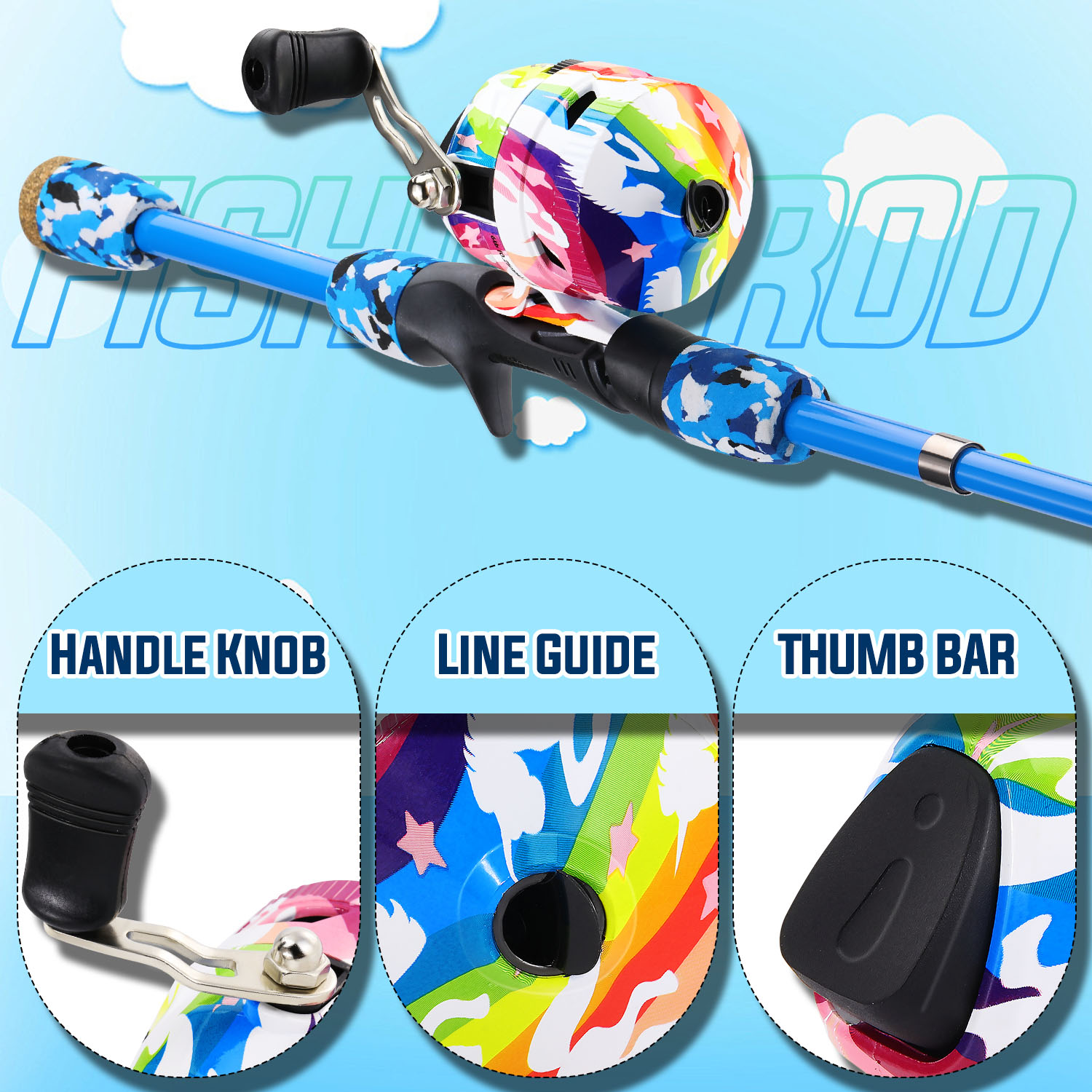 Sougayilang-伸縮式釣り竿,子供用コンボ釣り道具, - Fishing Rod Combo のレビューと価格