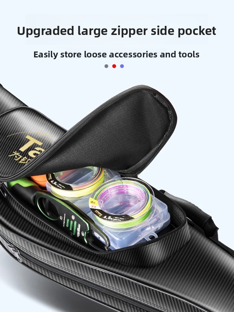 タブ型大型ベリーロッドバッグ ハードシェル釣り竿ケース 多機 - Fishing Rod Surf のレビューと価格