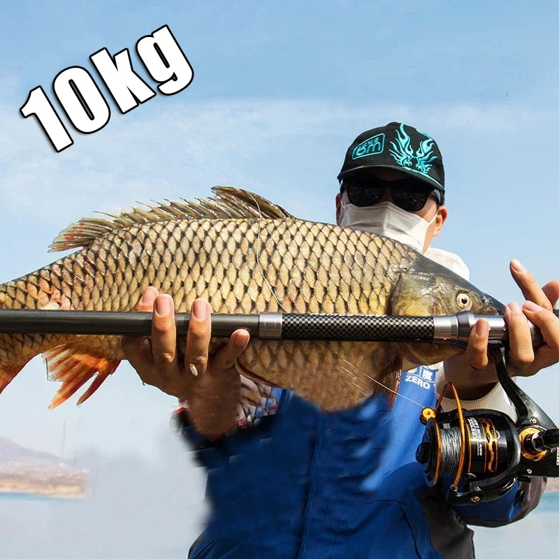 新しい伸縮式携帯ロータリー釣り竿 2.4M、2.7M、3.6 - Fishing Rod Surf のレビューと価格
