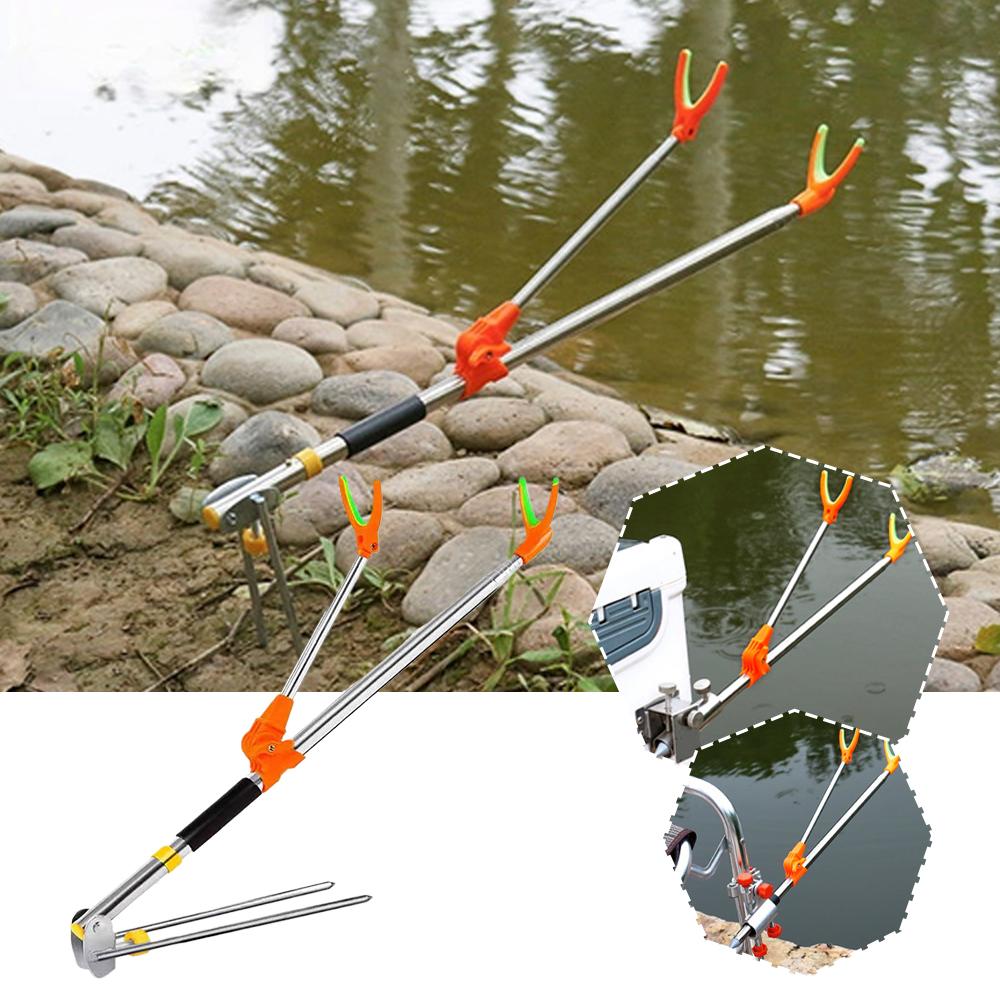 地面釣り竿スタンドブラケット調節可能な椅子ボックス魚竿ホルダ - Fishing Rod Case のレビューと価格