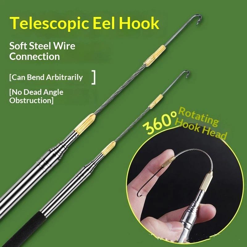 1PC 360度回転バーブ付き糸巻き釣り針 伸縮式ポール イ - Fishing Rod Building Kit のレビューと価格