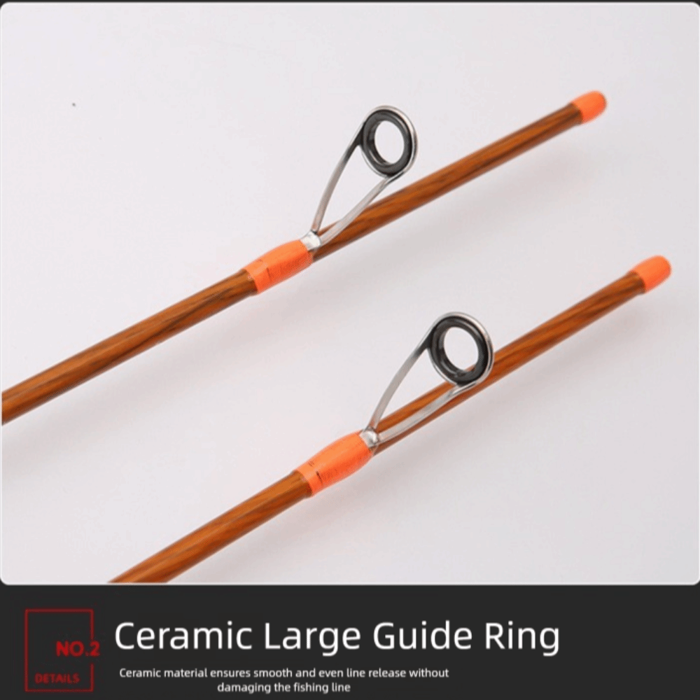 高品質4セクションスピニングフィッシングロッドULパワー カ - Fishing Rod Carbon Fiber のレビューと価格
