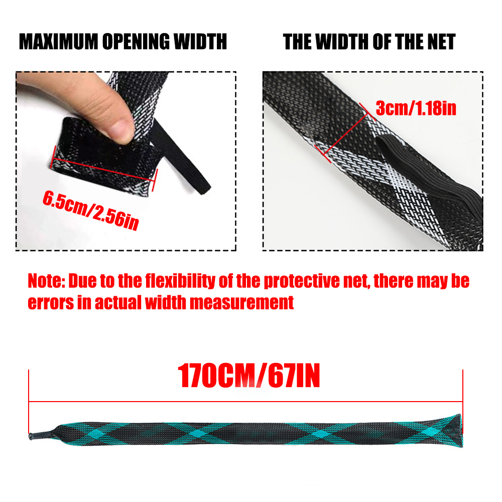 OUYALINE 釣り竿保護スリーブロッドソックス釣り竿カバ - Fishing Rod Repair Kit のレビューと価格