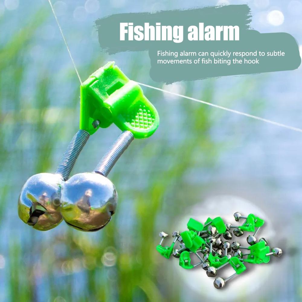 10 個釣りバイトアラームロッドチップツインベルクリップオン - Fishing Rod Casting のレビューと価格