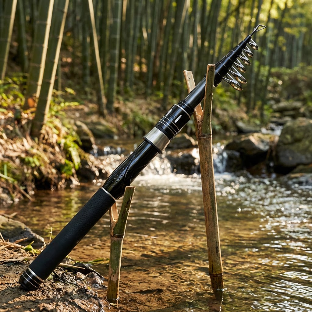 超軽量伸縮式カーボン釣り竿 セラミックガイドリング付き 速い - Fishing Rod Casting のレビューと価格