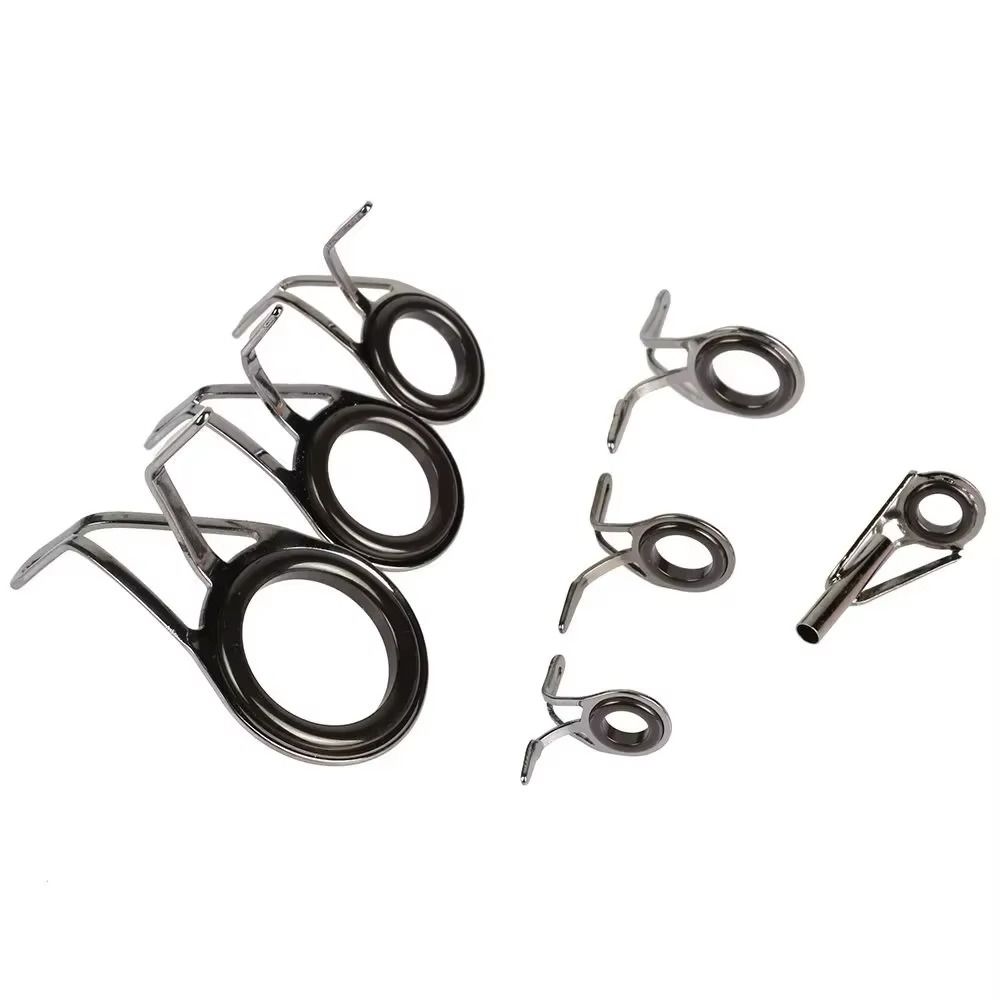 ポータブルステンレス鋼鋳造釣竿ガイドセラミック DIY 釣竿 - Fishing Rod Repair Kit のレビューと価格
