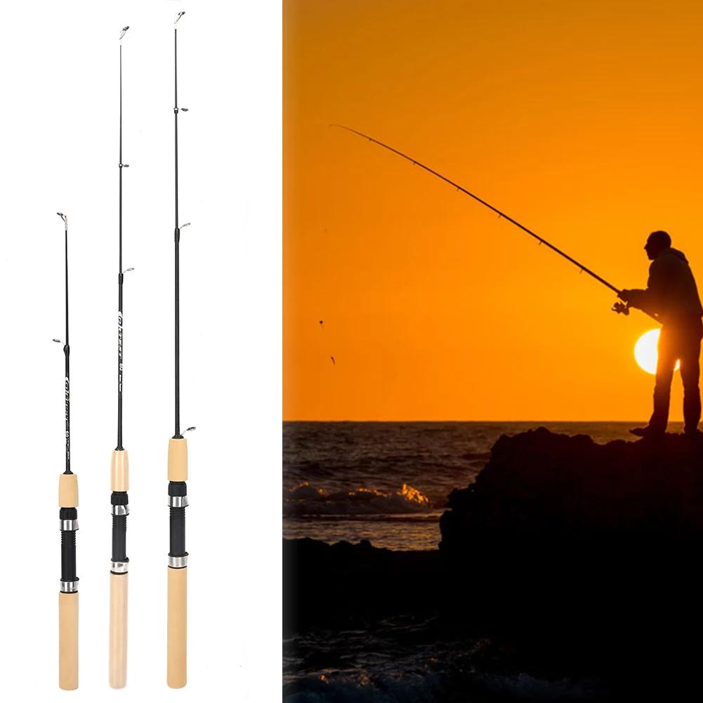 60/80/100 センチメートル氷釣り竿ポータブルカーボン - Fishing Rod Ice のレビューと価格