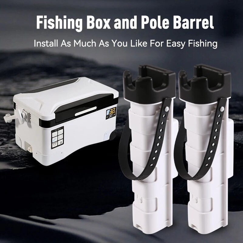 釣り竿ホルダー釣りクーラーボックスタックルボックスボックスバ - Fishing Rod Case のレビューと価格