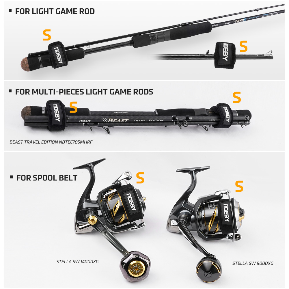 NOEBY 釣り竿ストラップ ワイド保護ベルト 耐摩擦ロッド - Fishing Rod Spinning のレビューと価格
