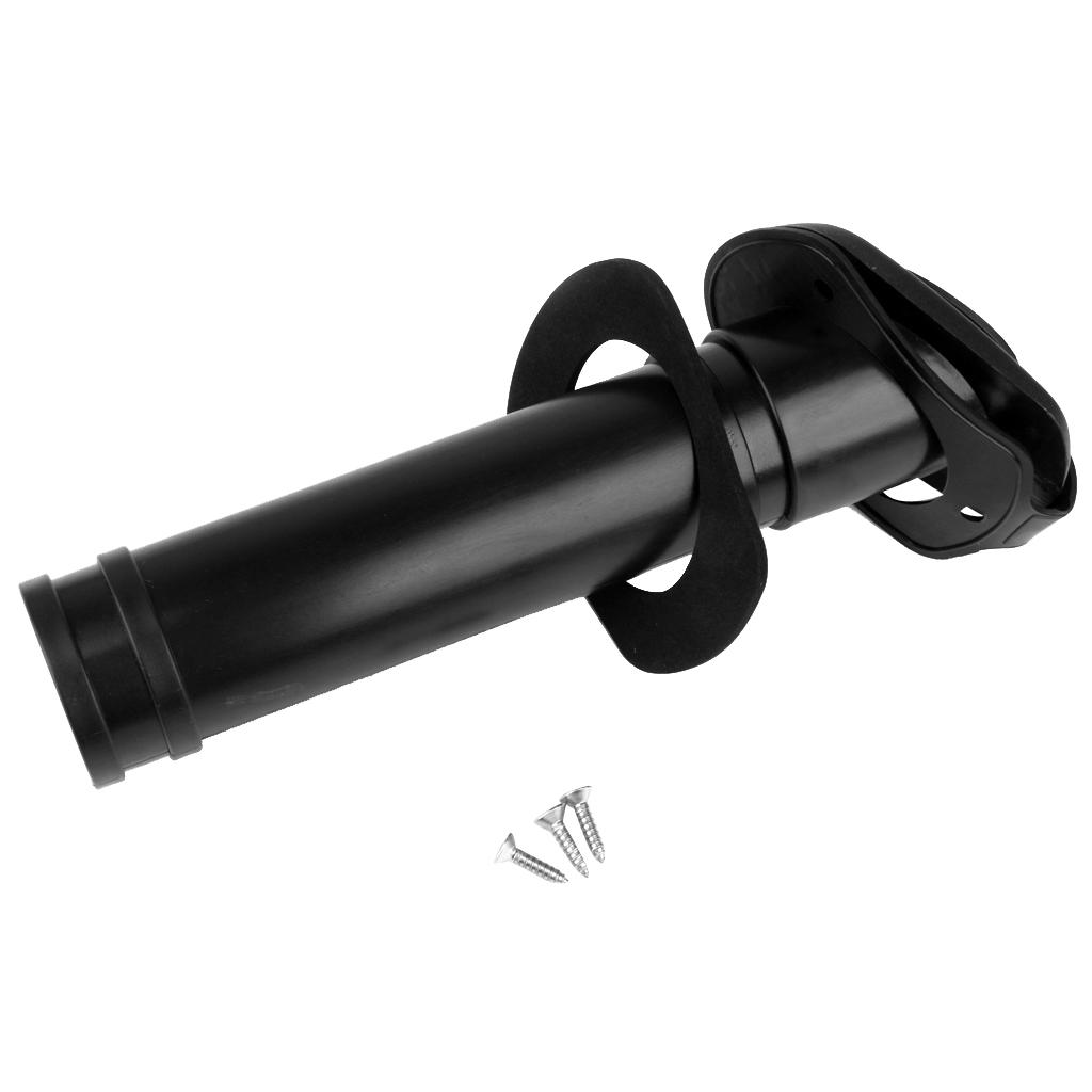 ブラックナイロンボートロッドホルダー フラッシュマウントチュ - Fishing Rod Rack のレビューと価格