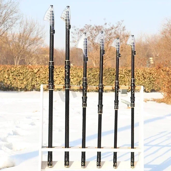 2.1m 2.7m 3.6m 4.5m 伸縮式釣り竿 高炭素 - Fishing Rod Surf のレビューと価格
