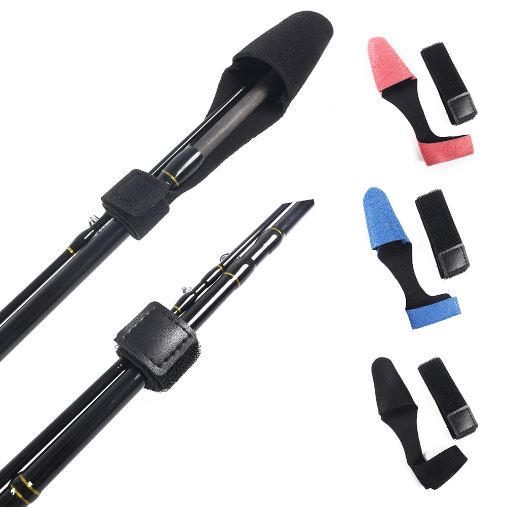 1-5 個釣竿ネクタイ先端カバー高弾性テープ保護スリーブ釣竿 - Fishing Rod Case のレビューと価格
