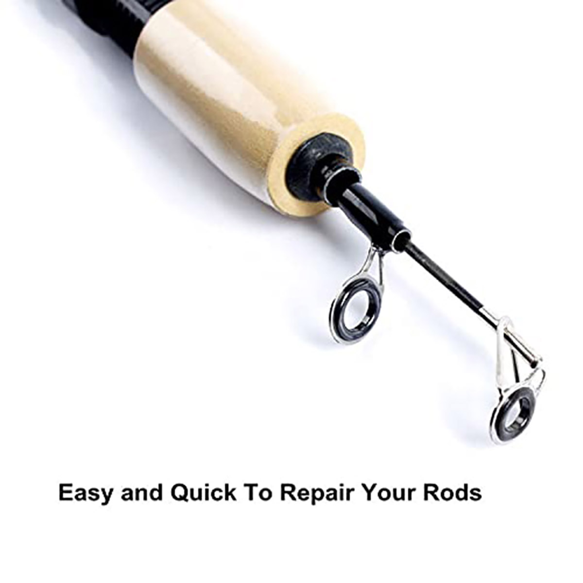 ステンレス鋼製釣り竿ガイドリング 磁器製リング8個 DIY釣 - Fishing Rod Guide Replacement のレビューと価格