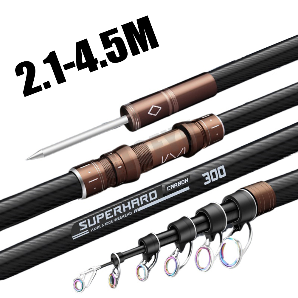 2.1M 2.7M 3.6M 4.2M 4.5M 伸縮式釣り - Fishing Rod Surf のレビューと価格