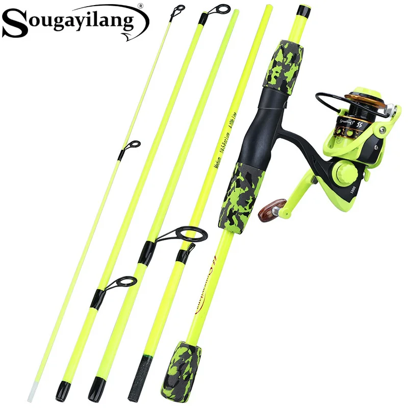 Sougayilang ポータブル 5 セクション レッド/ - Fishing Rod Building Kit のレビューと価格