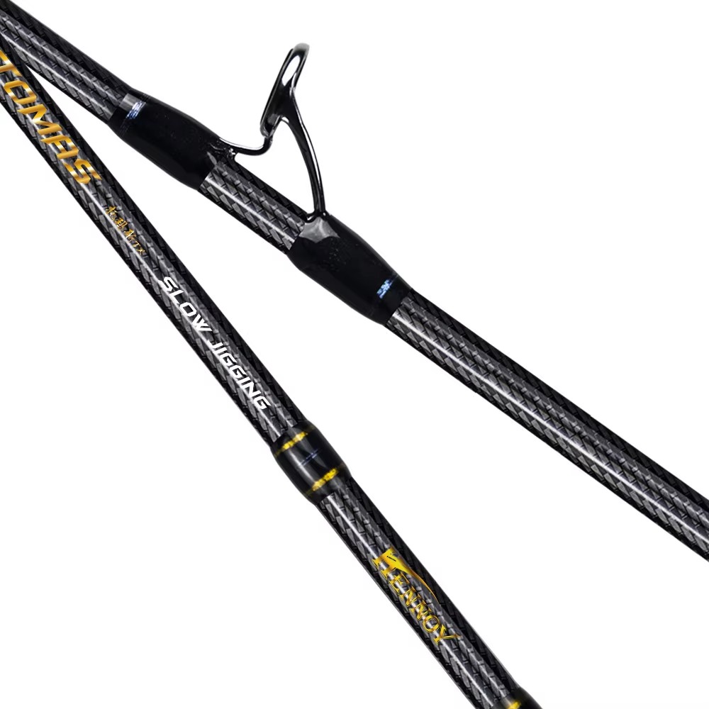 卸売高炭素スロージギング釣り竿2ピース海水海釣りスピニングロ - Fishing Rod Spinning のレビューと価格