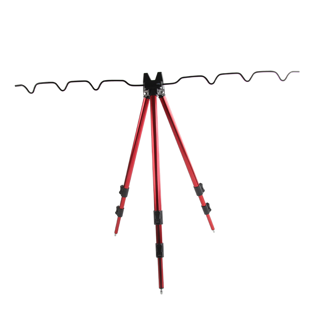 伸縮式アルミニウム合金釣り竿三脚スタンドホルダー伸縮式および - Fishing Rod Casting のレビューと価格