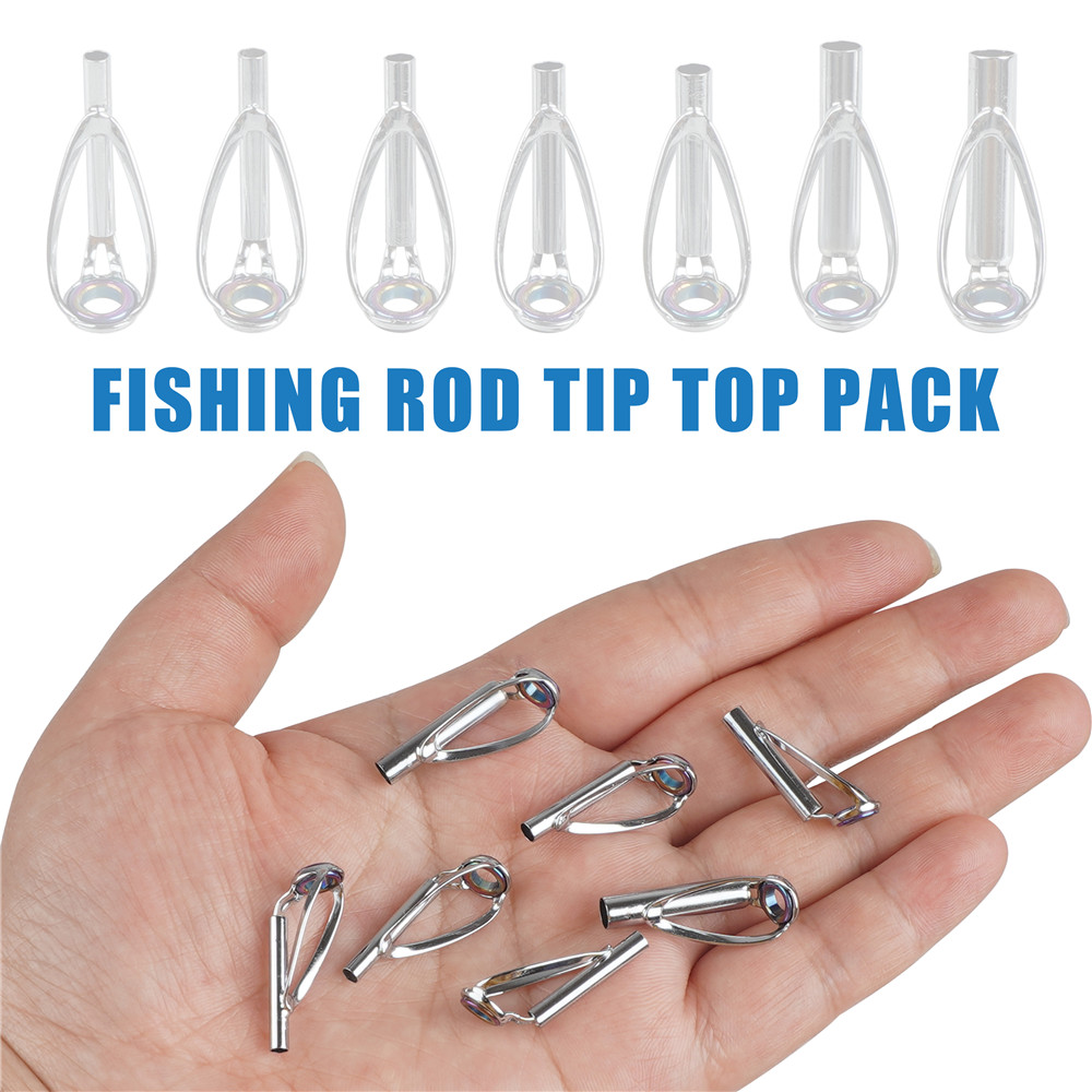10 個釣り竿ガイドチップ修理キット 2.2 ミリメートル- - Fishing Rod Guide Replacement のレビューと価格