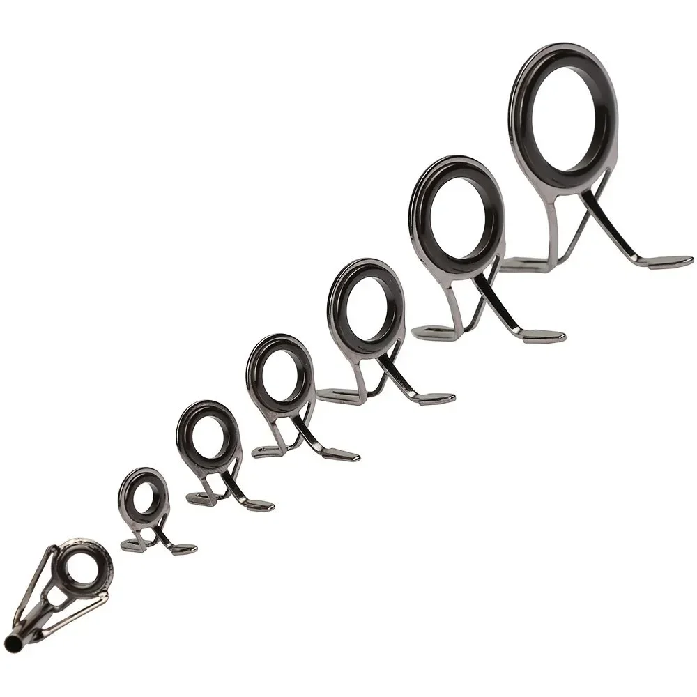 7 ピース/セット釣具ステンレス鋼修理キットセット釣竿ガイド - Fishing Rod Repair Kit のレビューと価格