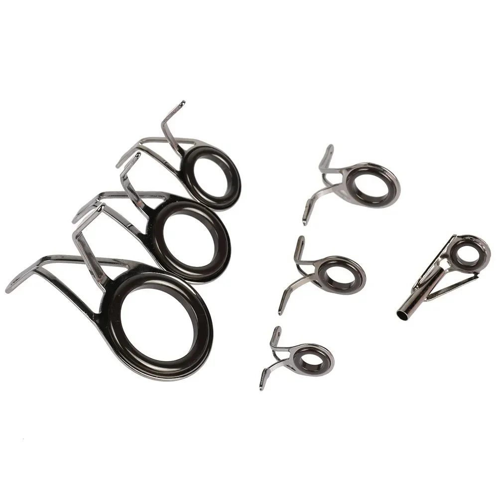 7 ピース/セット釣具ステンレス鋼修理キットセット釣竿ガイド - Fishing Rod Repair Kit のレビューと価格