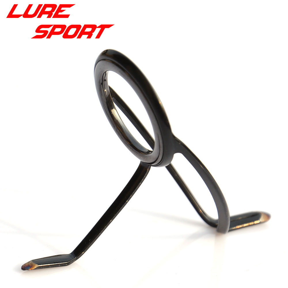 黒い鋼フレームガイド,ロッドガイド,ボディービル部品,DIY - Fishing Rod Surf のレビューと価格