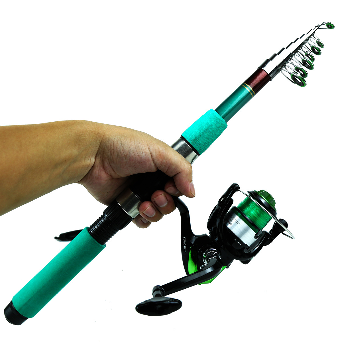 ポータブル超軽量鯉釣り用伸縮式スピニングロッドリールコンボキ - Fishing Rod Telescopic のレビューと価格