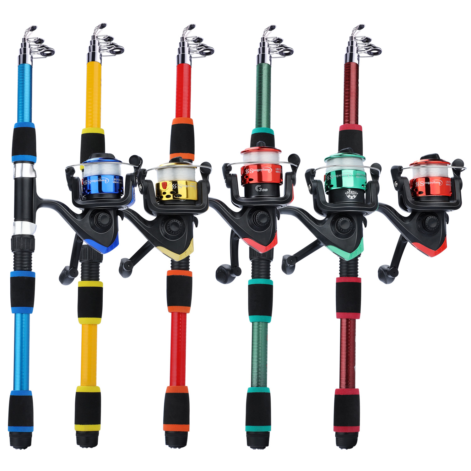 Sougayilang-子供用の完全な釣り竿セット,伸縮式釣 - Fishing Rod Combo のレビューと価格
