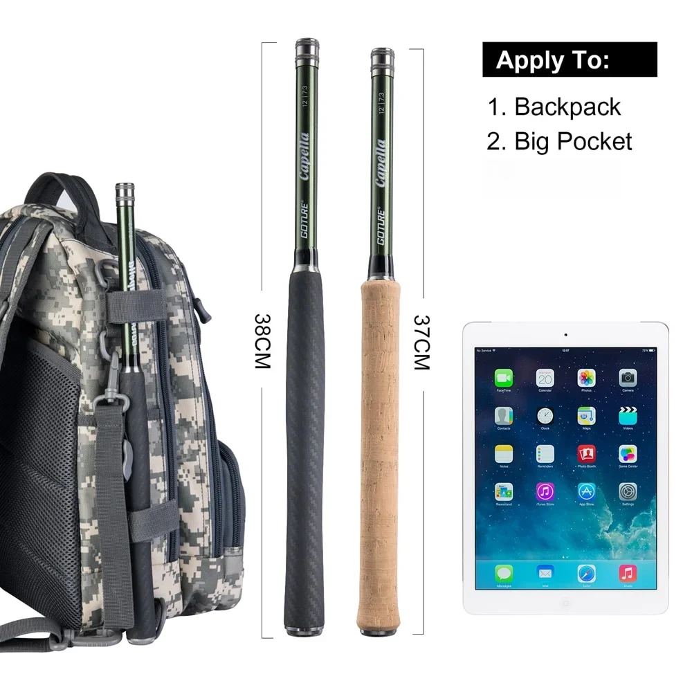 Goture 12FT クラシックテンカラフライフィッシング - Fishing Rod Fly のレビューと価格